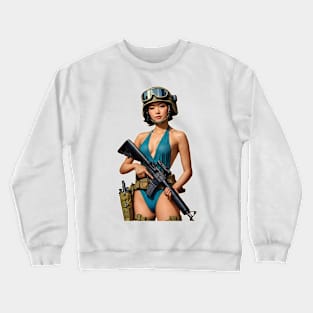 Pinup Girl Crewneck Sweatshirt